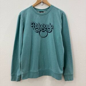 Patagonia Men’s Small Groovy Type Midweight Crewneck Pullover Sweatshirt